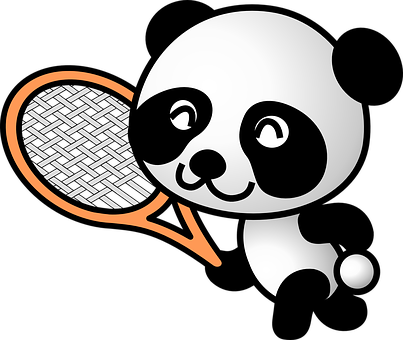 Panda Tennis Logo PNG image