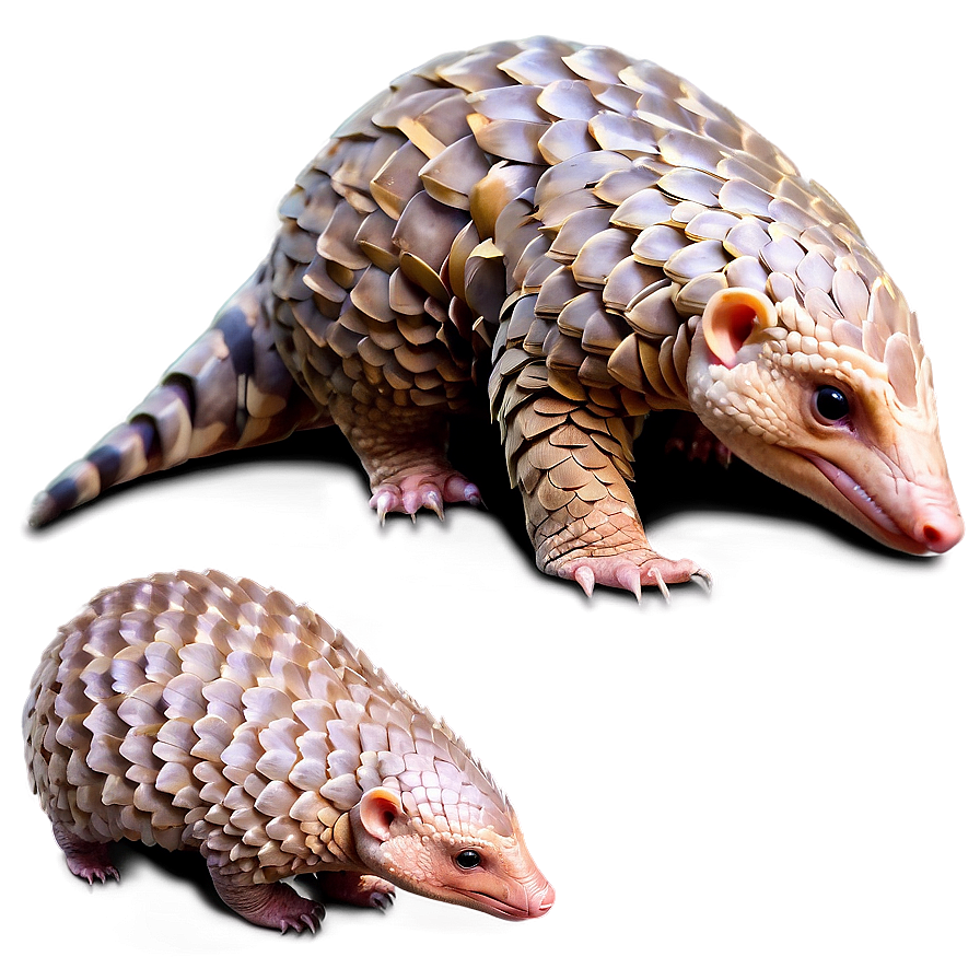 Pangolin Family Scene Png Yvp8 PNG image