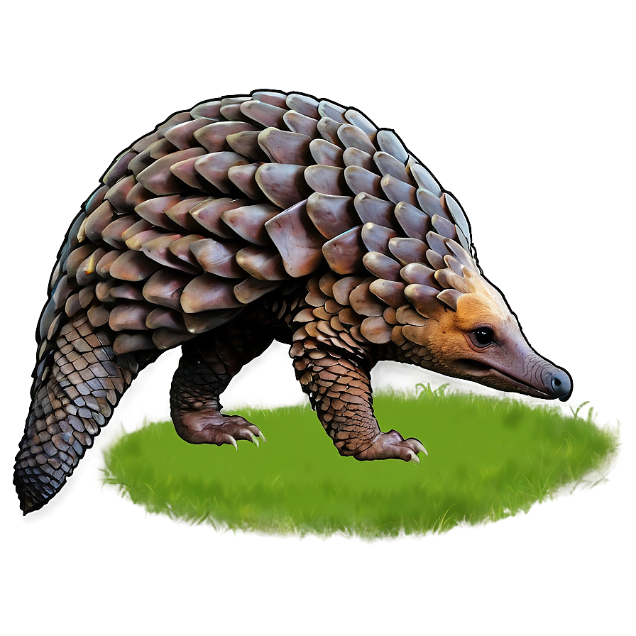 Pangolin In Nature Background Png Lmm75 PNG image