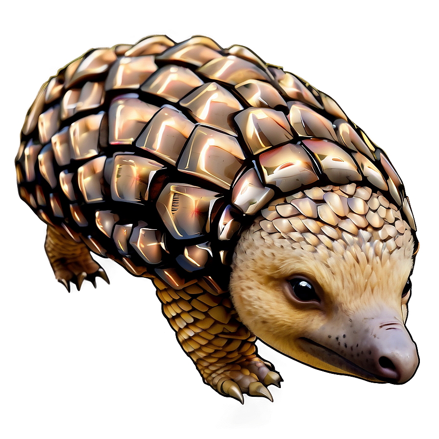 Pangolin Journey Illustration Png 39 PNG image