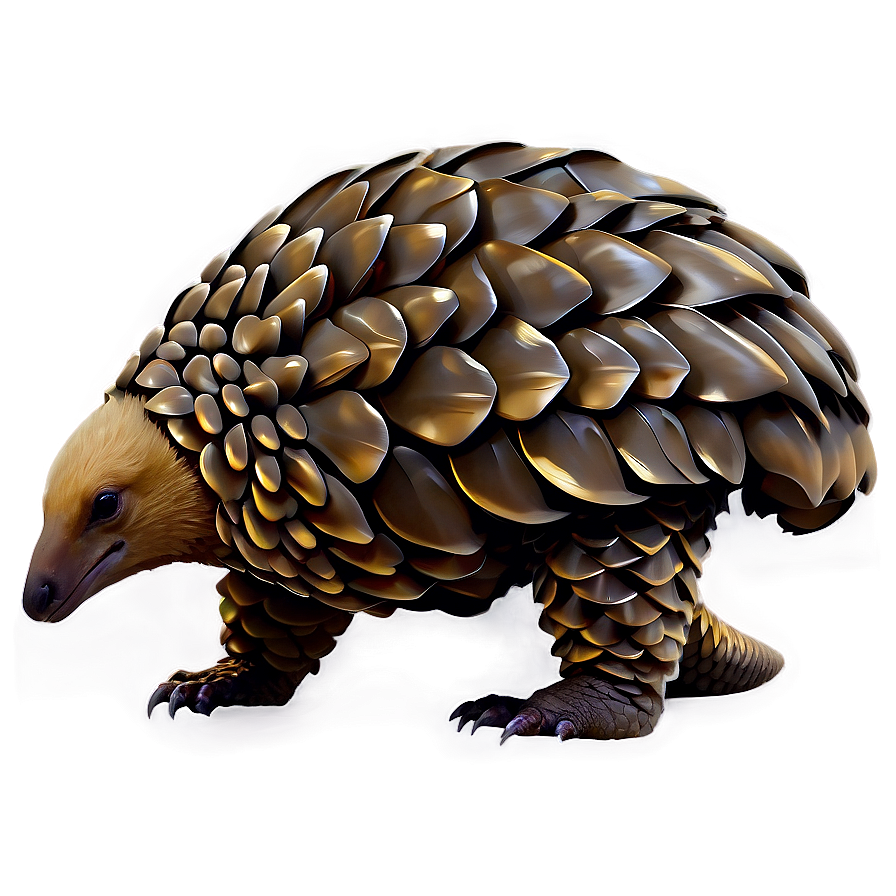 Pangolin Silhouette Design Png Cfi PNG image