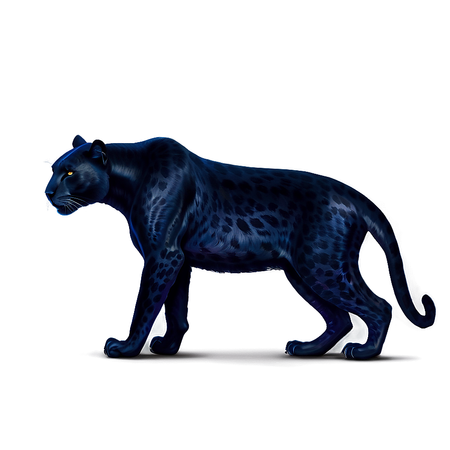 Panther At Night Png 05242024 PNG image