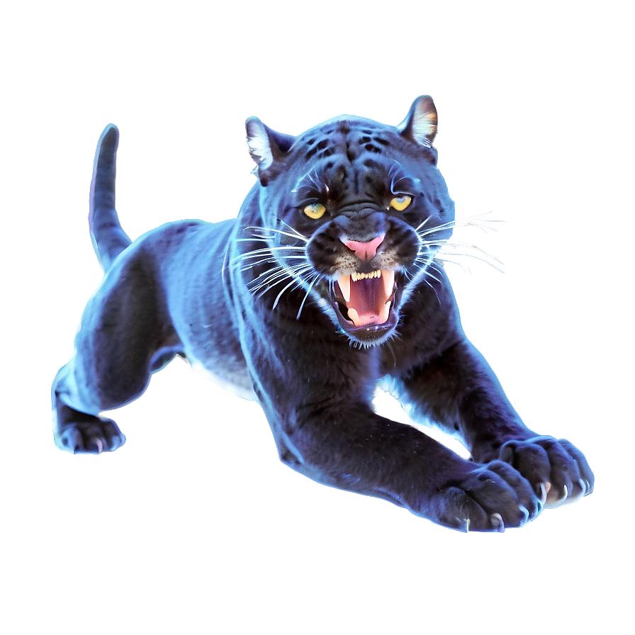 Panther In Action Png 05242024 PNG image