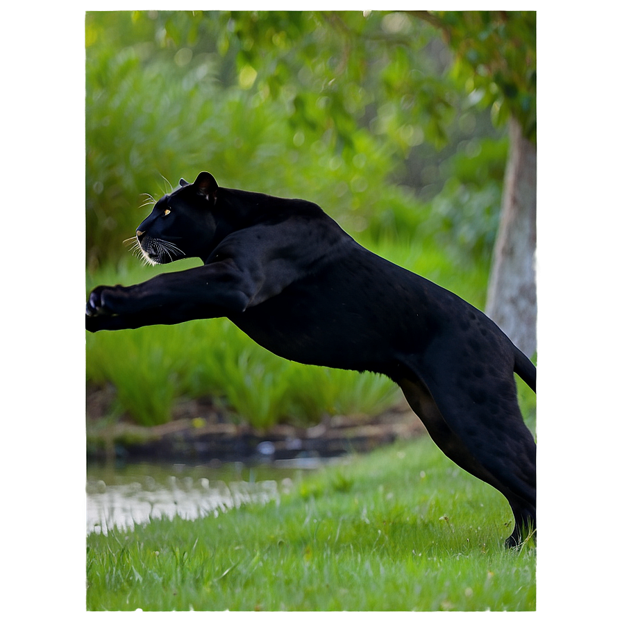 Panther In Action Png 6 PNG image