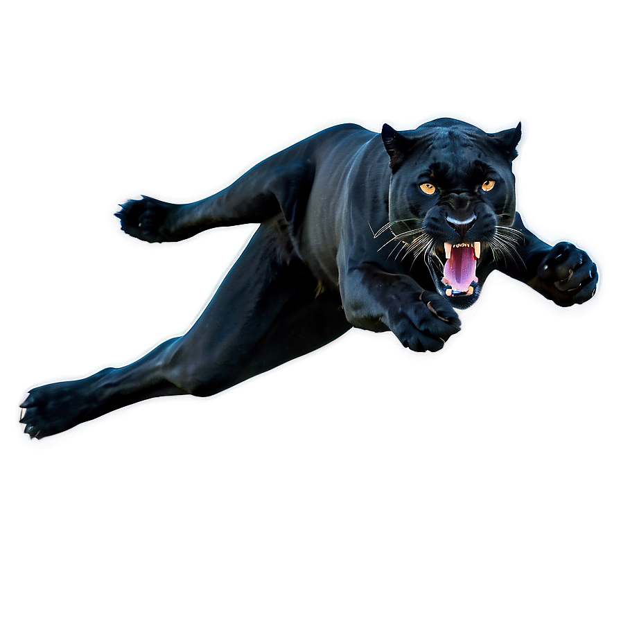 Panther In Action Png Ija19 PNG image