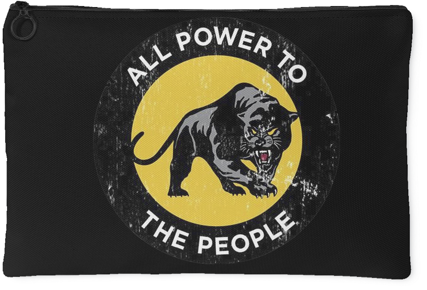 Panther Power To The People Graphic PNG image