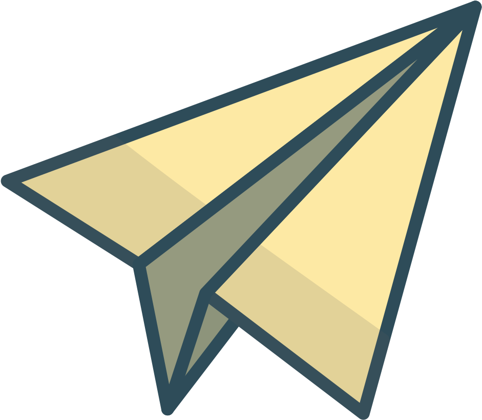 Paper Airplane Graphic PNG image
