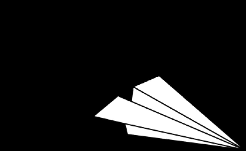 Paper Airplanes Black Background PNG image