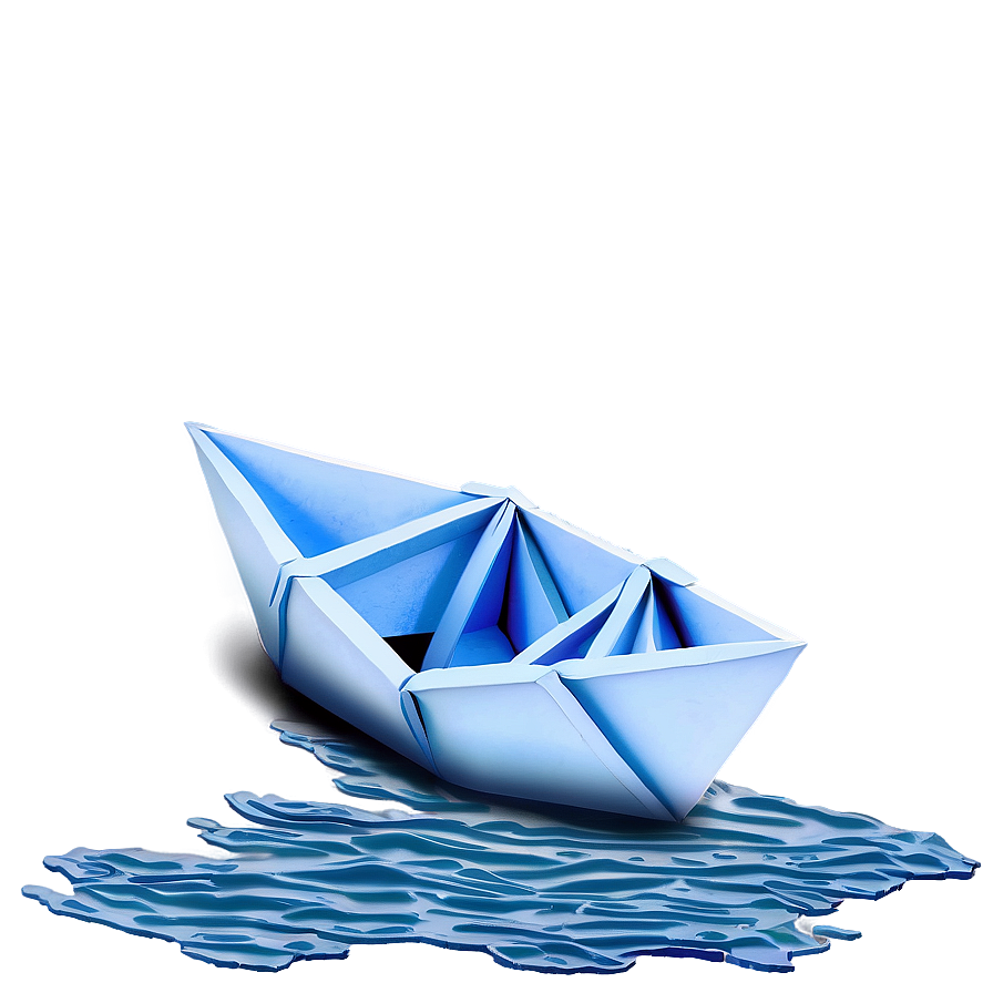 Paper Boat On Ocean Png Mqy99 PNG image