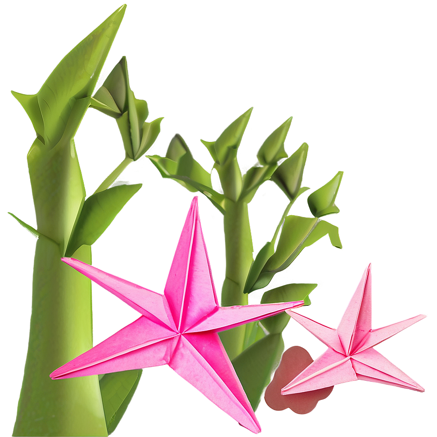 Paper Crane And Sakura Flowers Png 06282024 PNG image