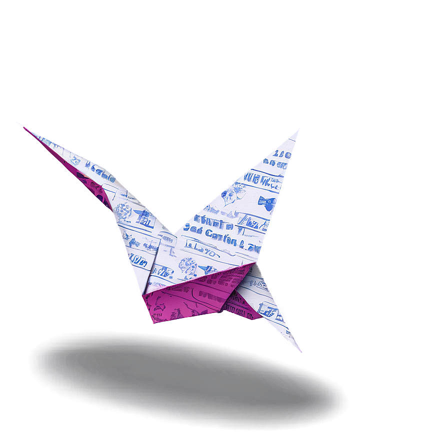 Paper Crane In Moonlight Png 06282024 PNG image