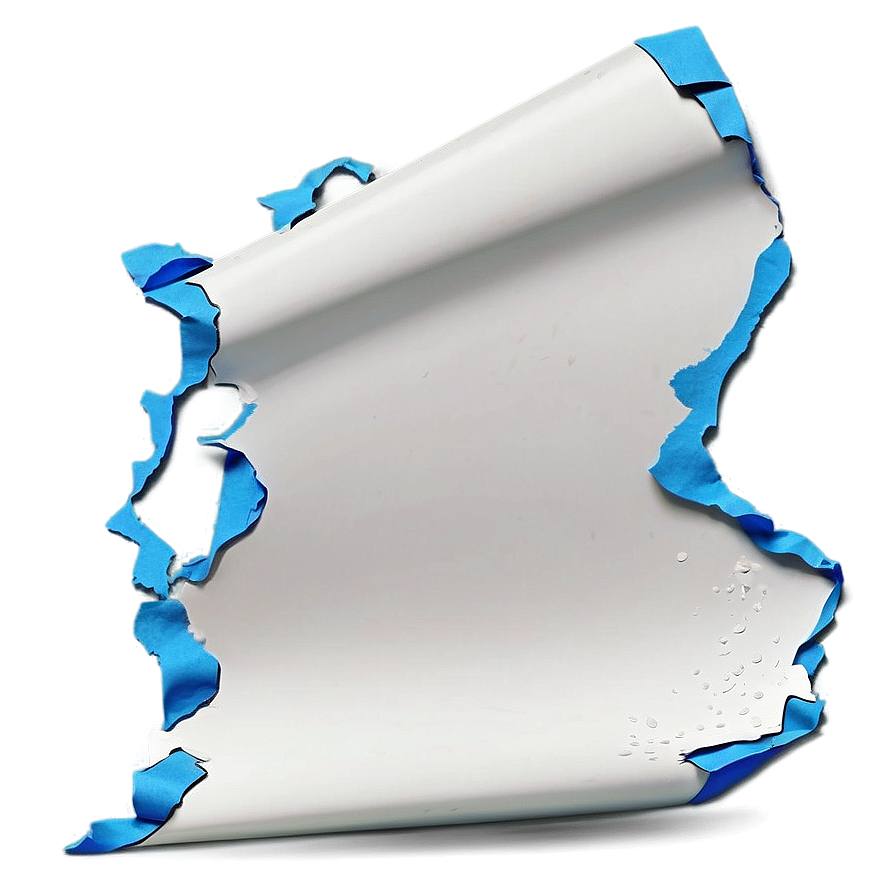 Paper Edge With Torn Effect Png 06272024 PNG image