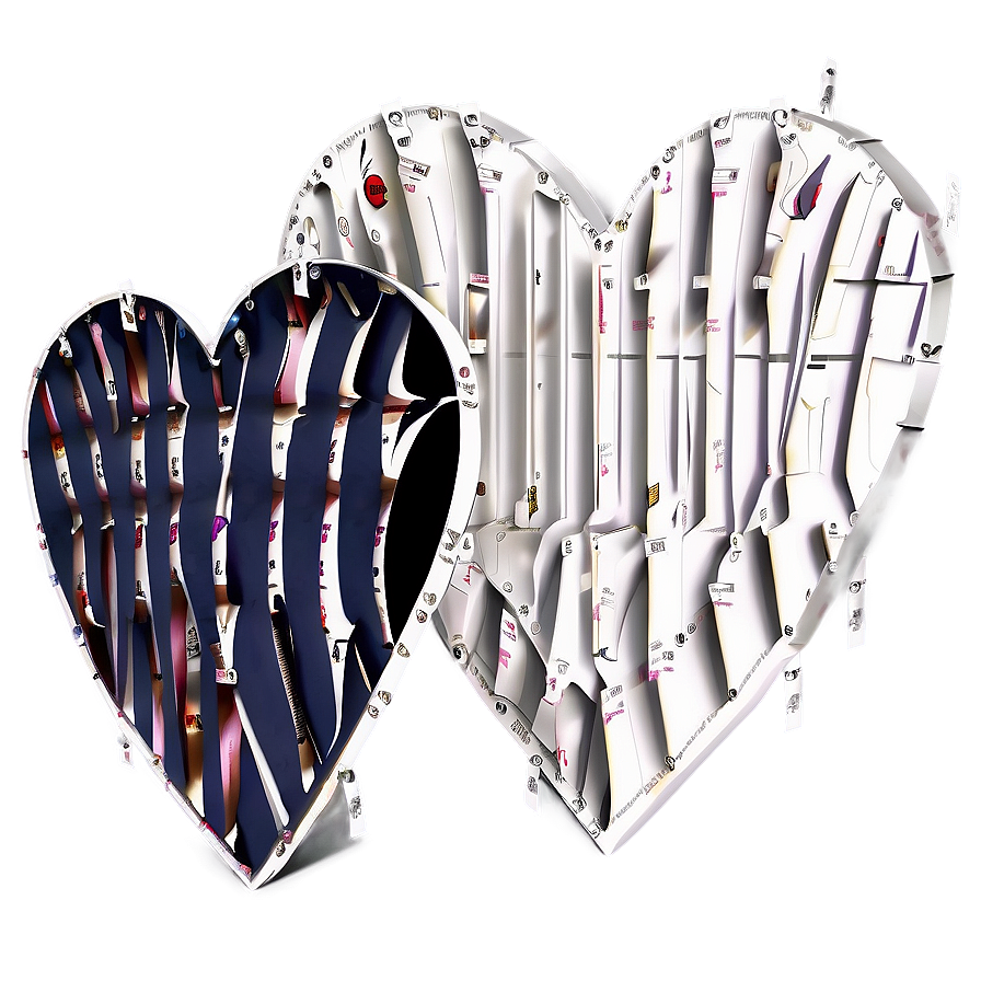Paper Hearts Png Smo19 PNG image
