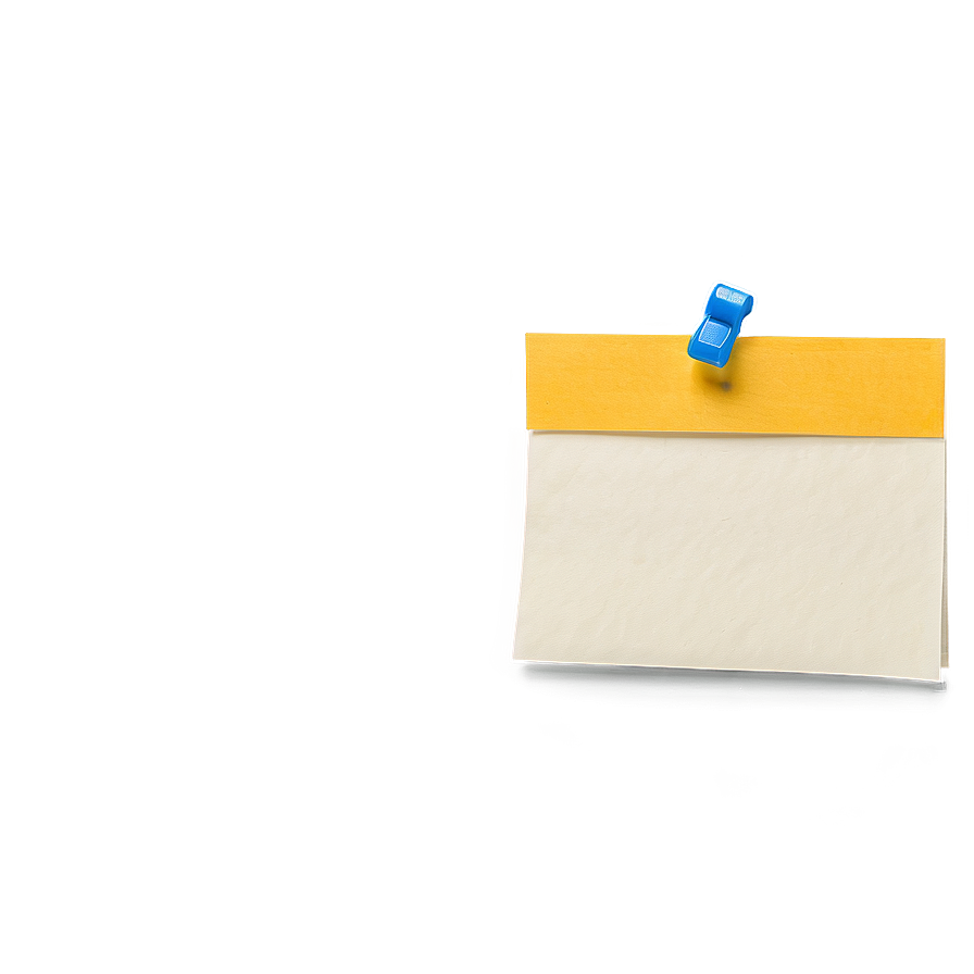 Paper Note C PNG image