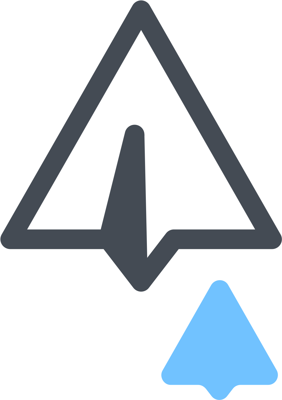 Paper Plane Logo Design PNG image