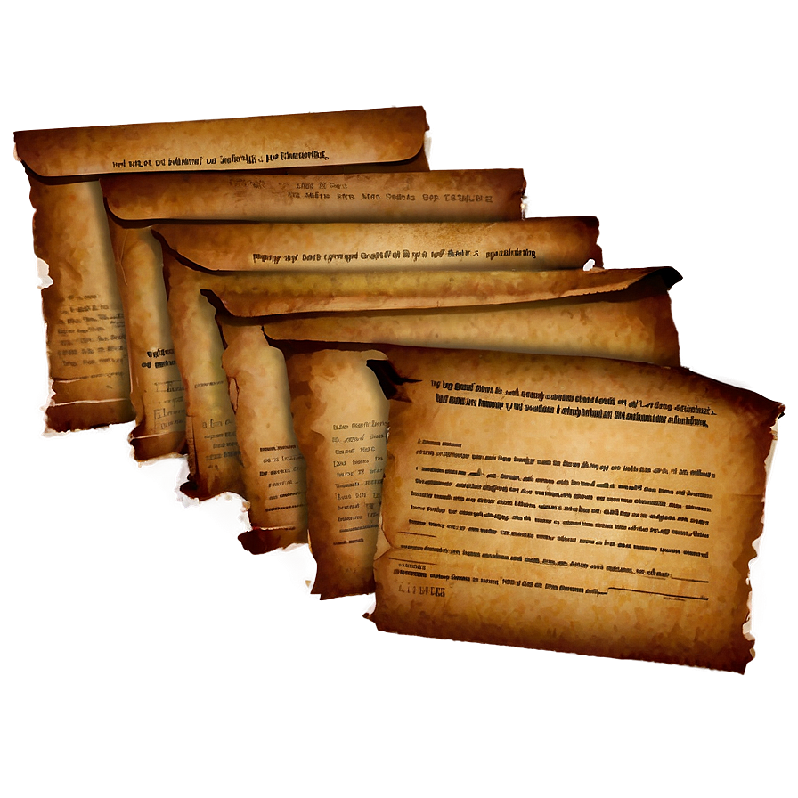 Papers B PNG image