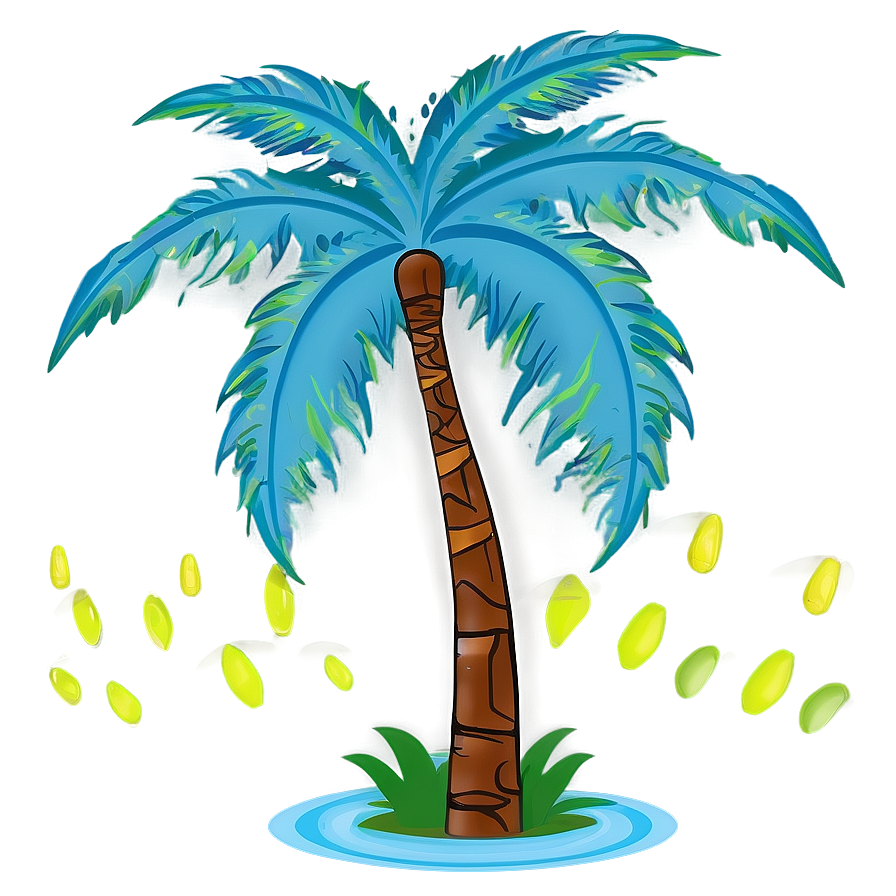 Paradise Palm Tree Outline Png 64 PNG image