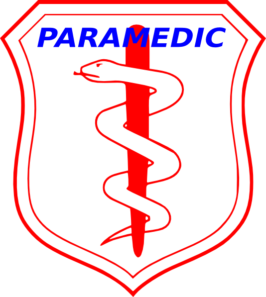 Paramedic Emblem Graphic PNG image