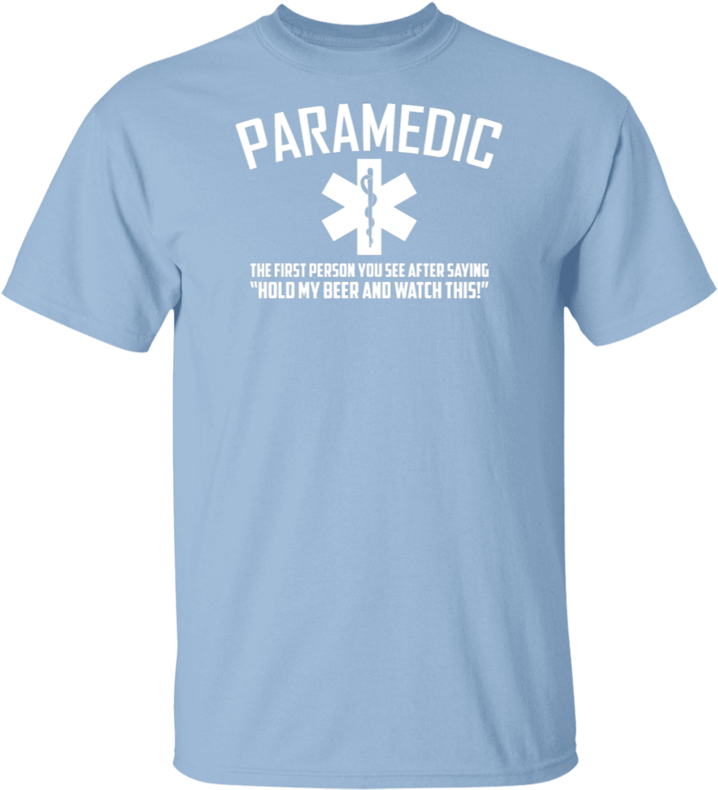 Paramedic Humor T Shirt Design PNG image
