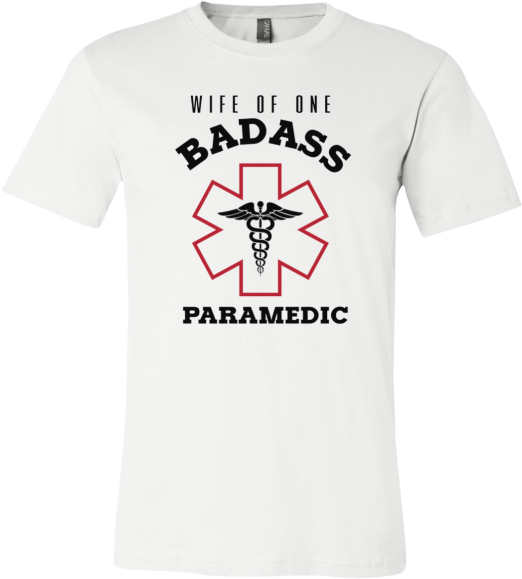 Paramedic Spouse Pride T Shirt PNG image