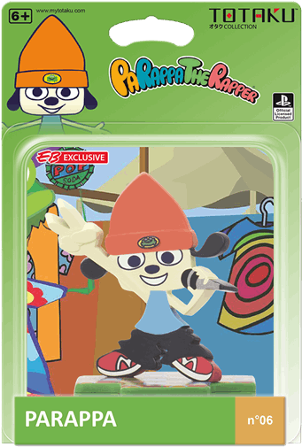Parappa The Rapper Figure Packaging PNG image