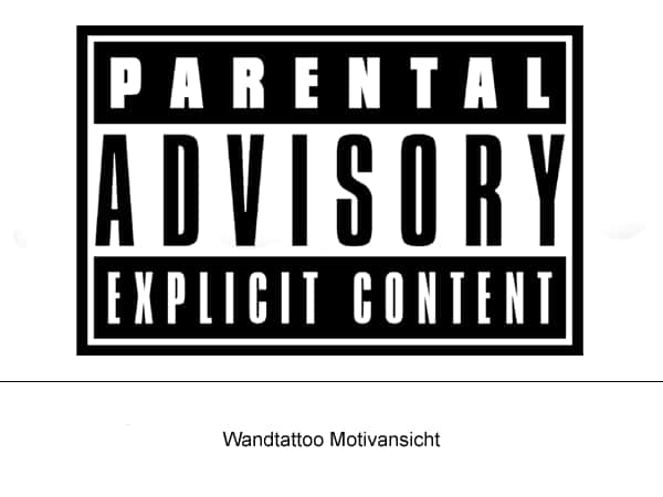 Parental Advisory Explicit Content Label PNG image