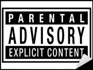 Parental Advisory Explicit Content Label PNG image