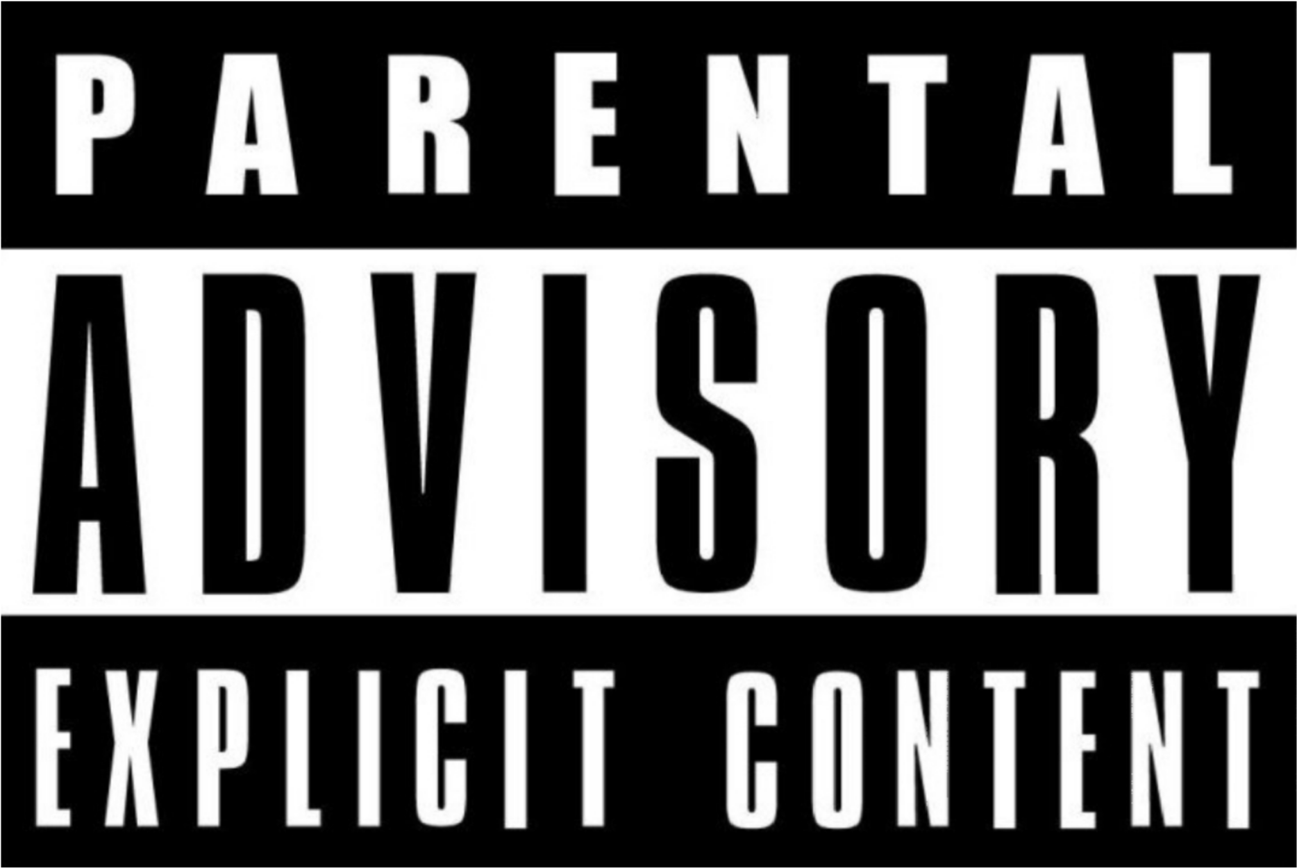 Parental Advisory Explicit Content Label PNG image