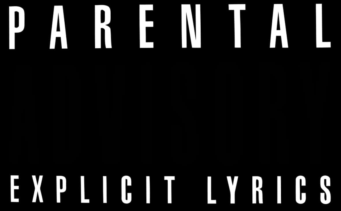 Parental Advisory Explicit Lyrics Label PNG image