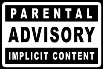 Parental Advisory Label PNG image