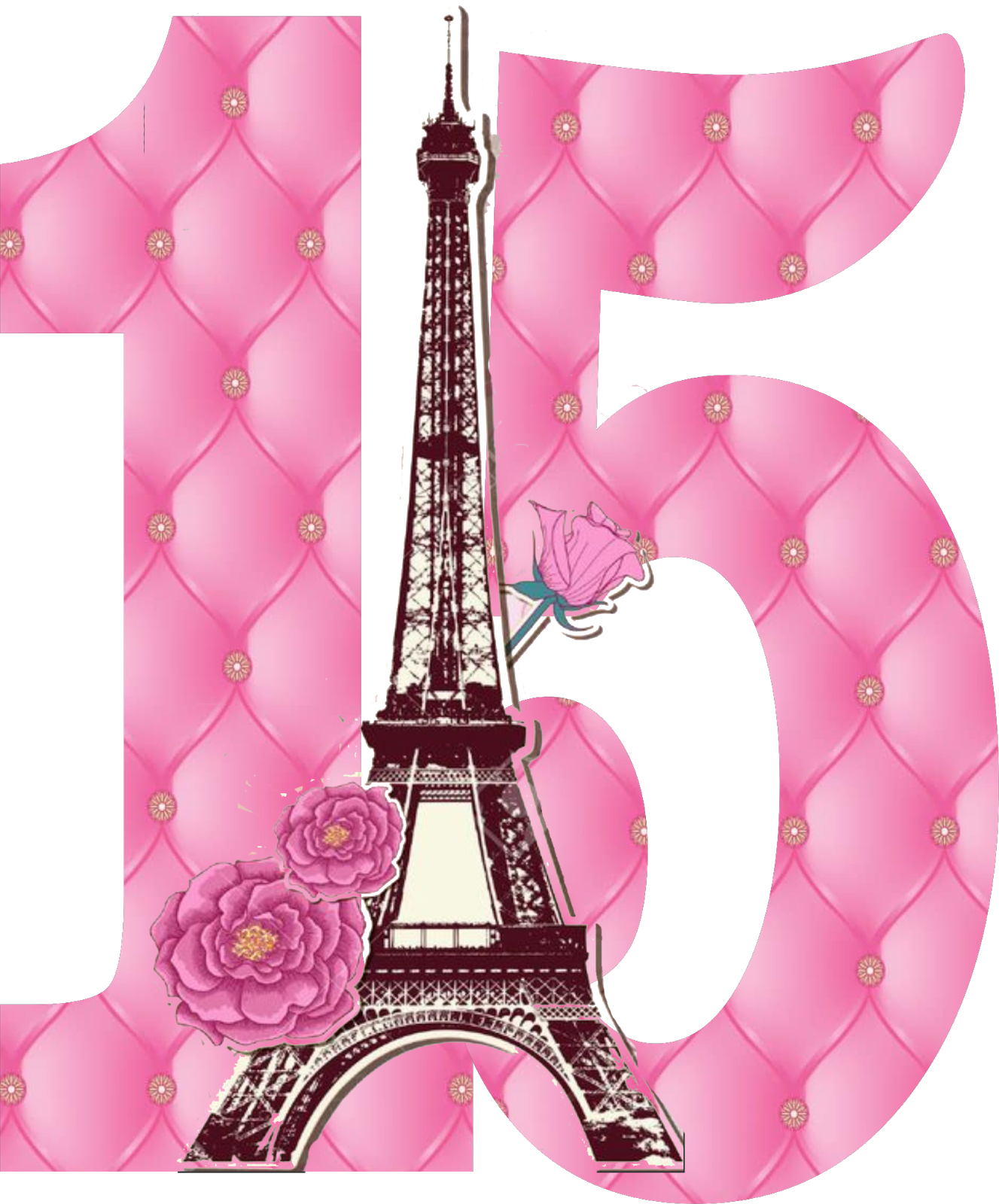 Parisian Chic15 Eiffel Tower Graphic PNG image