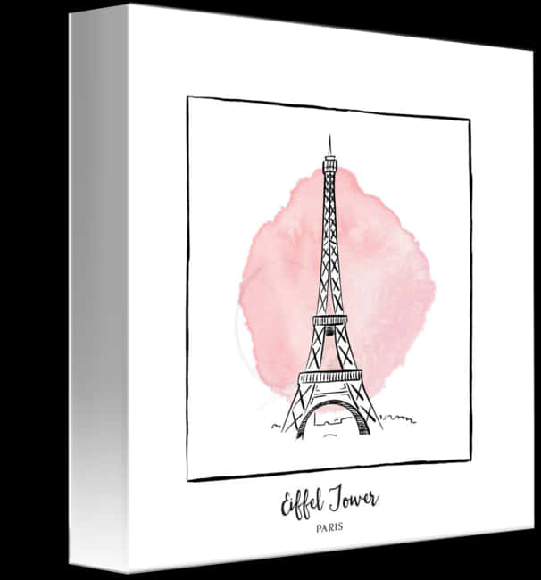 Parisian Elegance Eiffel Tower Artwork PNG image