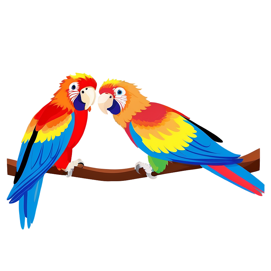 Parrot Couple Png Nek46 PNG image