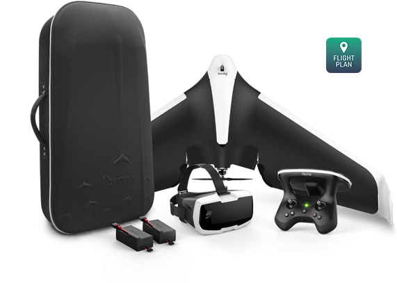 Parrot Disco Droneand Accessories PNG image