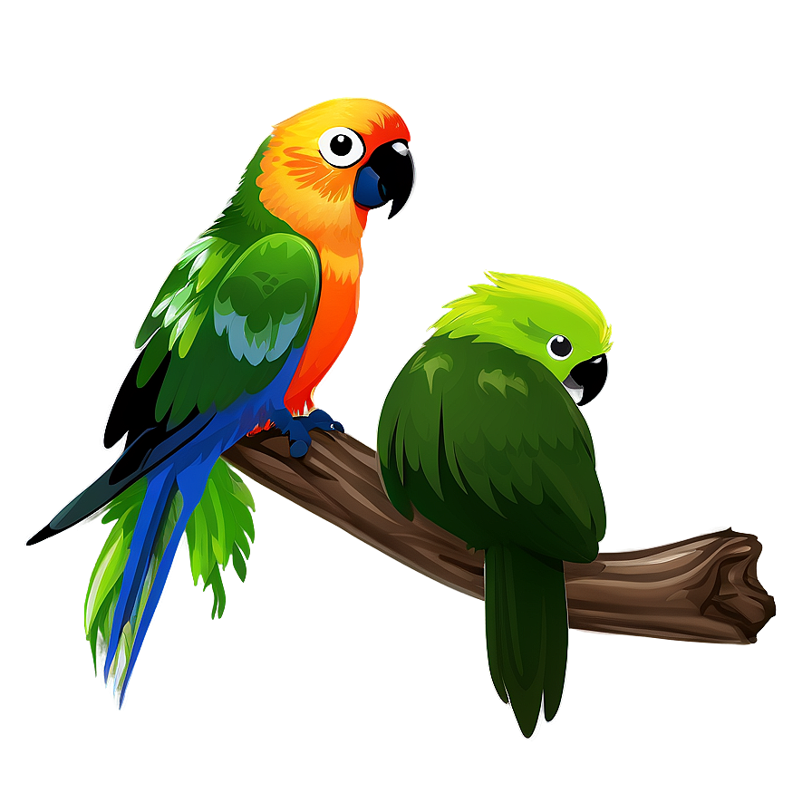 Parrot Family Png 05242024 PNG image