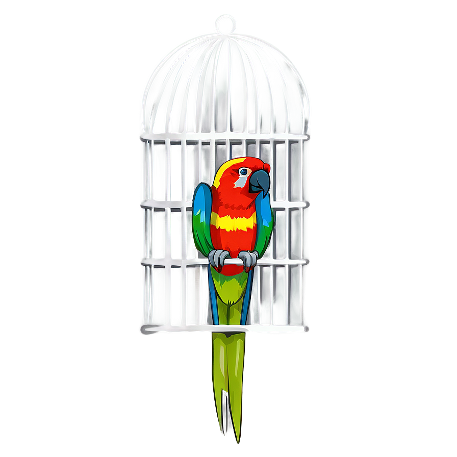 Parrot In Cage Png 99 PNG image