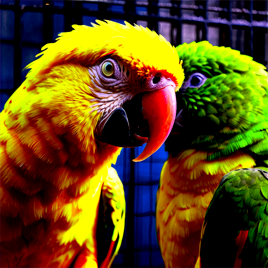 Parrot In Cage Png Hmy PNG image