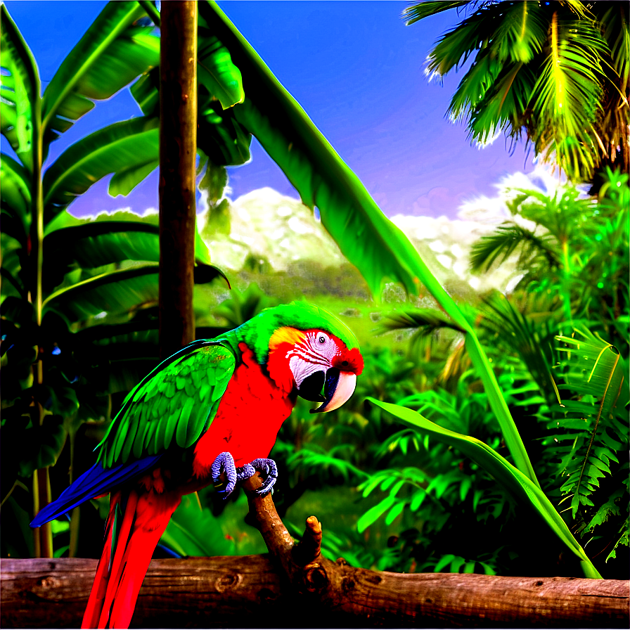 Parrot In Nature Png Ndb66 PNG image