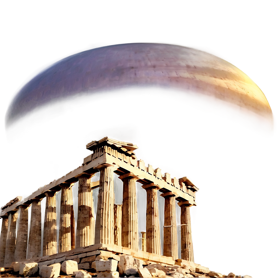 Parthenon At Sunset Png Blp16 PNG image