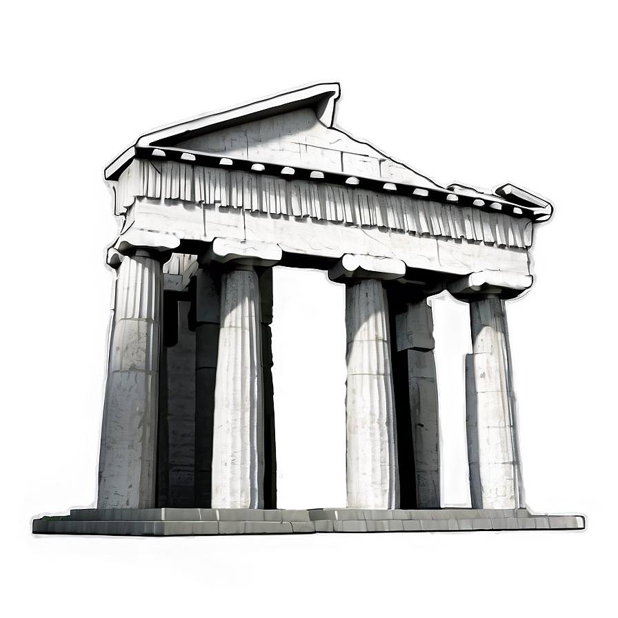 Parthenon Historical Site Png 06252024 PNG image