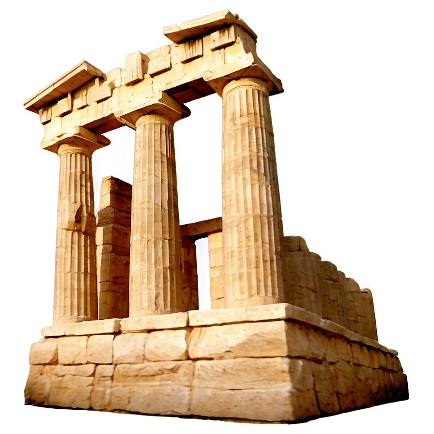 Parthenon Lit At Night Png Njy8 PNG image