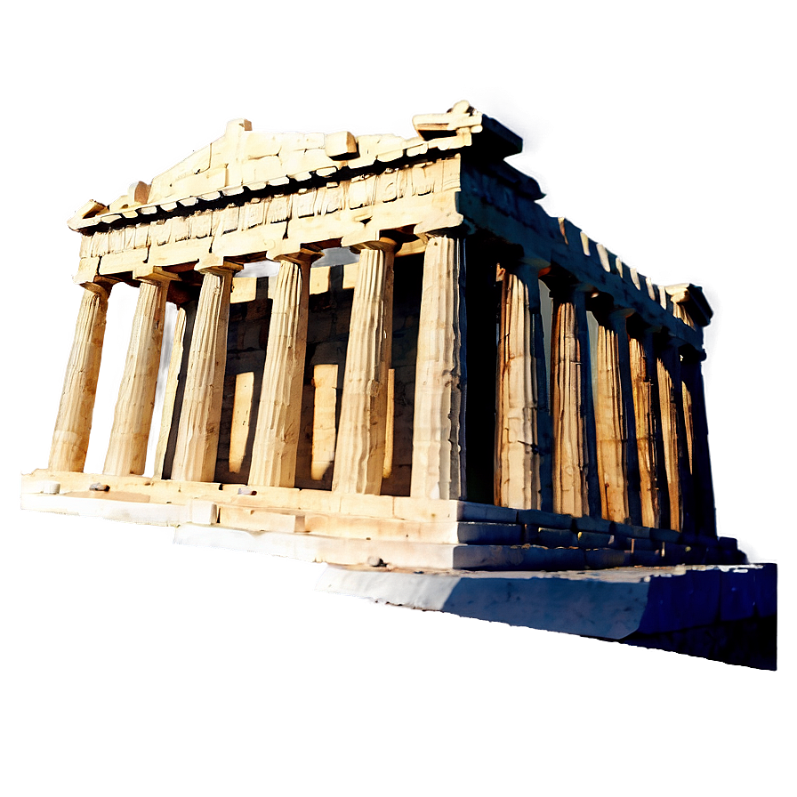 Parthenon Unique Perspective Png 06252024 PNG image