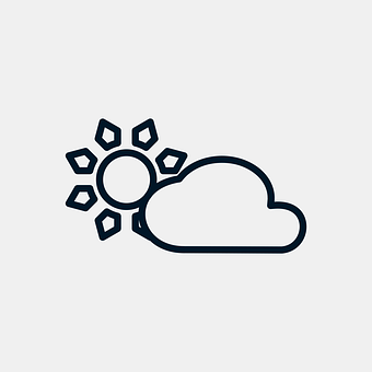 Partly Cloudy Weather Icon PNG image