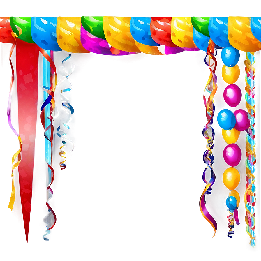 Party Background Streamers Png Tmo7 PNG image