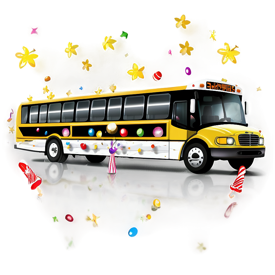 Party Bus B PNG image