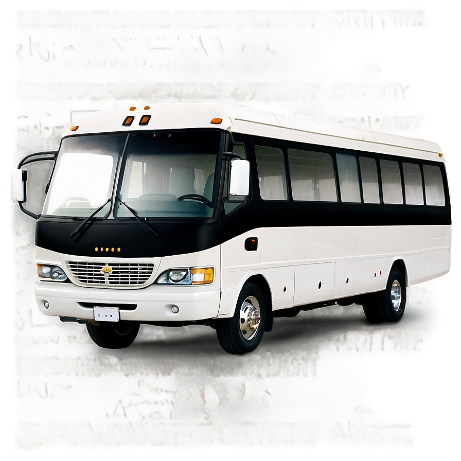 Party Bus Wedding Shuttle Png 06272024 PNG image