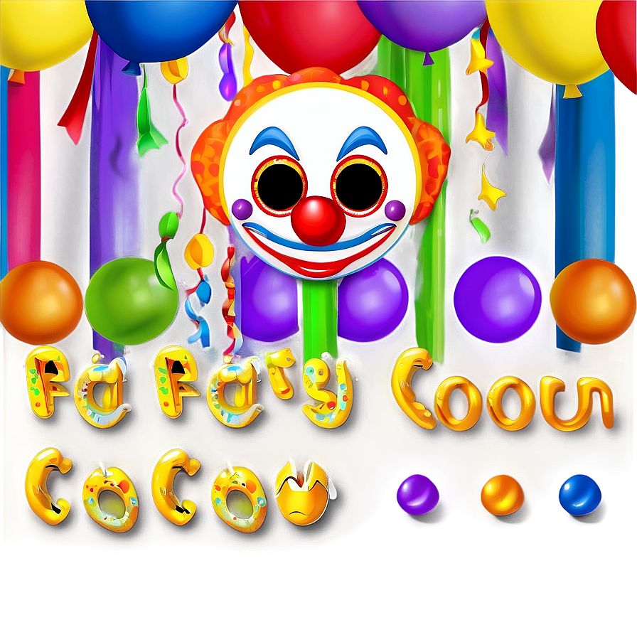 Party Clown Emoji Png Mpo32 PNG image