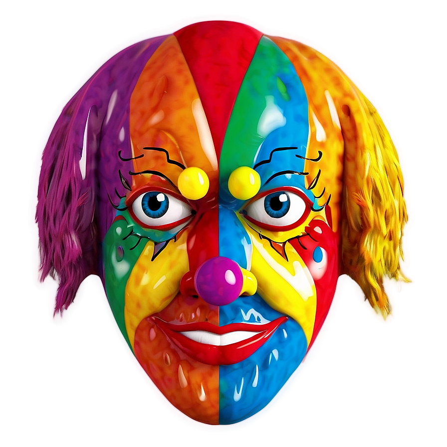 Party Clown Face Image Png Ajm44 PNG image