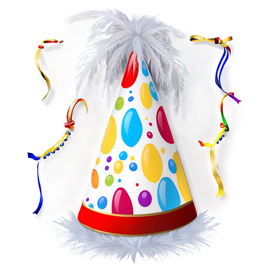 Party Hat With Feathers Png Jrn60 PNG image