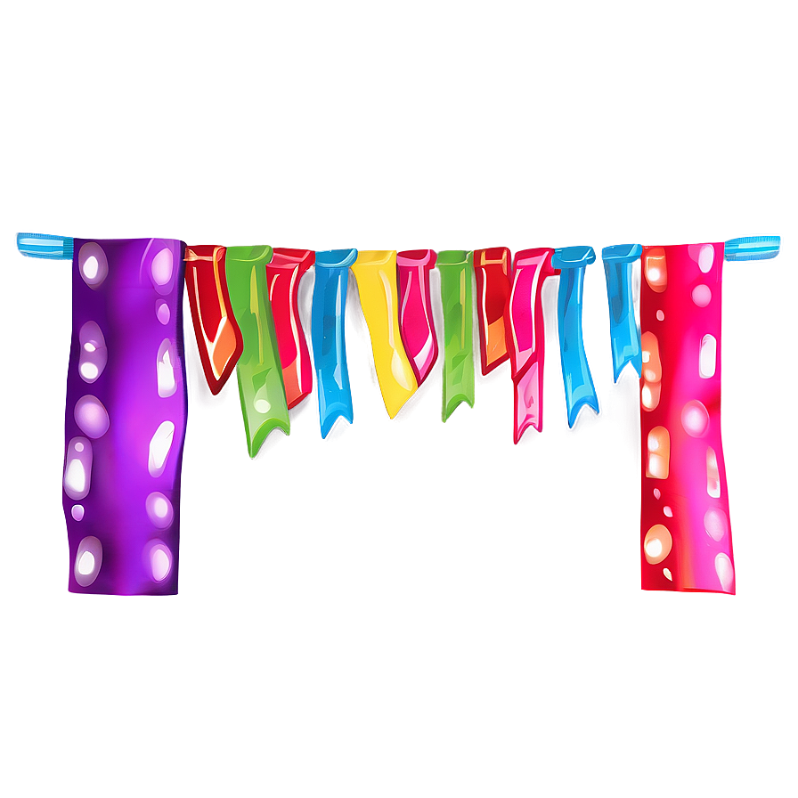 Party Streamers Overlay Png 31 PNG image